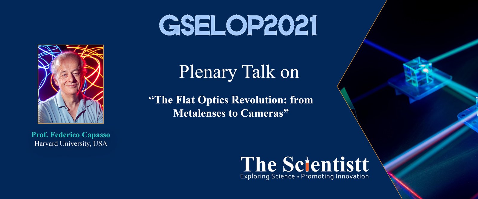 Laser, Optics Photonics Conference GSELOP2021 | Paris, France | August| Conferences 2021