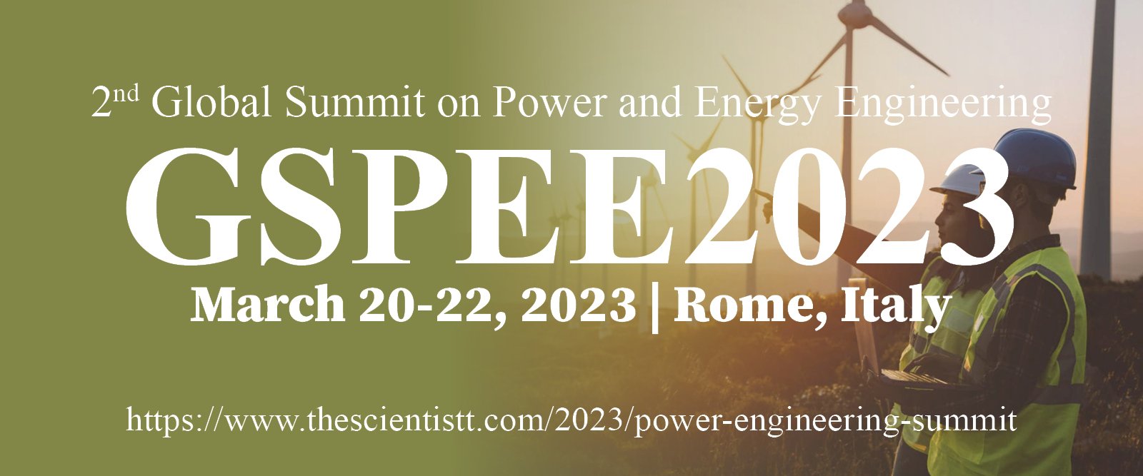 Power and Energy Engineering Conference GSPEE2023 Power and Energy