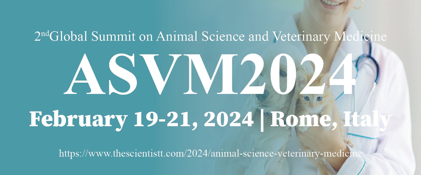 Animal Science and Veterinary Medicine ASVM2024 Rome Italy 2024